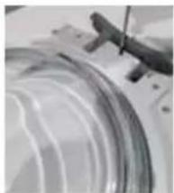HAIER HWDQ90B416FWBB - SCHARNIER | TYP 1 WERKZEUG - 25er TORX-SCHLÜSSEL - 2