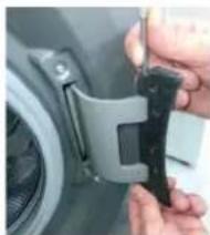 HAIER HWDQ90B416FWBB - BISAGRA | TIPO 2 HERRAMIENTAS - LLAVE TORX 25, LLAVE DE TUBO 7 FLEXIBLE - 5