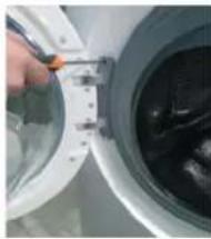 HAIER HWDQ90B416FWBB - CERNIERA | TIPO 1 UTENSILI - CACCIAVITE TORX T25 - 2