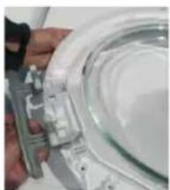 HAIER HWDQ90B416FWBB - BISAGRA | TIPO 1 HERRAMIENTAS - LLAVE TORX 25 - 5