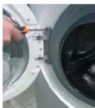 HAIER HWDQ90B416FWBB - BISAGRA | TIPO 1 HERRAMIENTAS - LLAVE TORX 25 - 3