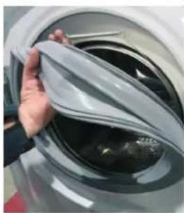 HAIER HWDQ90B416FWBB - EMPAQUE DE LA PUERTA - 5