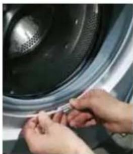 HAIER HWDQ90B416FWBB - TÜRKIDICHTUNG WERKZEUG - TORX-SCHLÜSSEL, ZANGE, SCHLITZSCHRAUBENDREHER, ZWEI 7er-ROHRSCHLÜSSEL - 8
