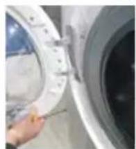 HAIER HWDQ90B416FWBB - SCHARNIER | TYP 1 WERKZEUG - 25er TORX-SCHLÜSSEL - 5