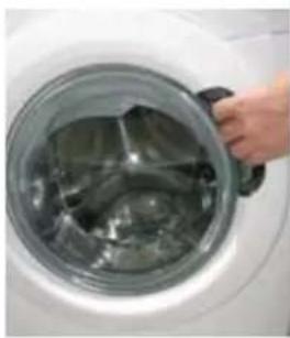 HAIER HWDQ90B416FWBB - USZCZELKA DRZWI - 1