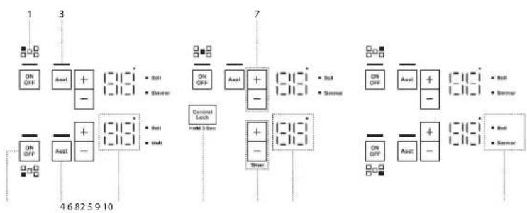 JENN-AIR JIC4530KB - Paneles de control - 1