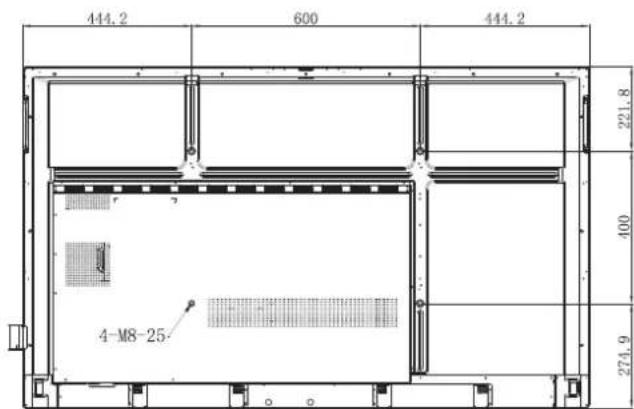 OPTOMA Interactive Flat Panel - Installation par montage mural - 6