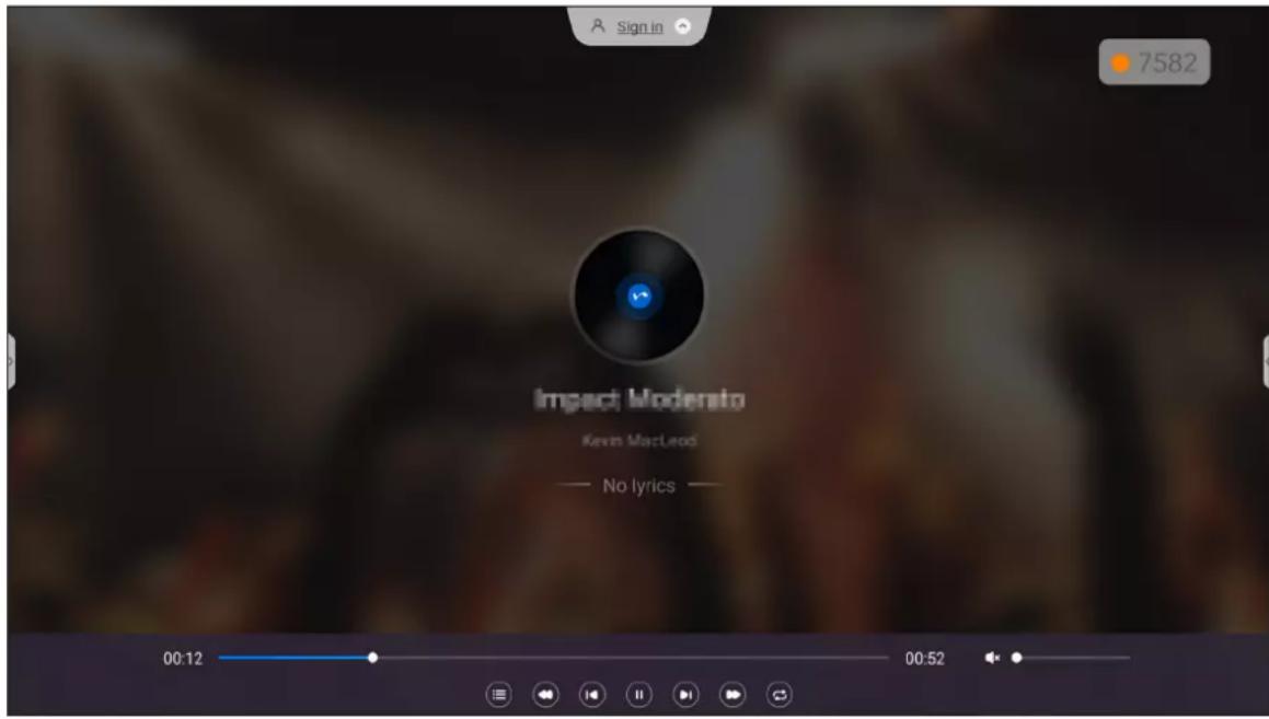 OPTOMA Interactive Flat Panel - Lecture de musique - 1