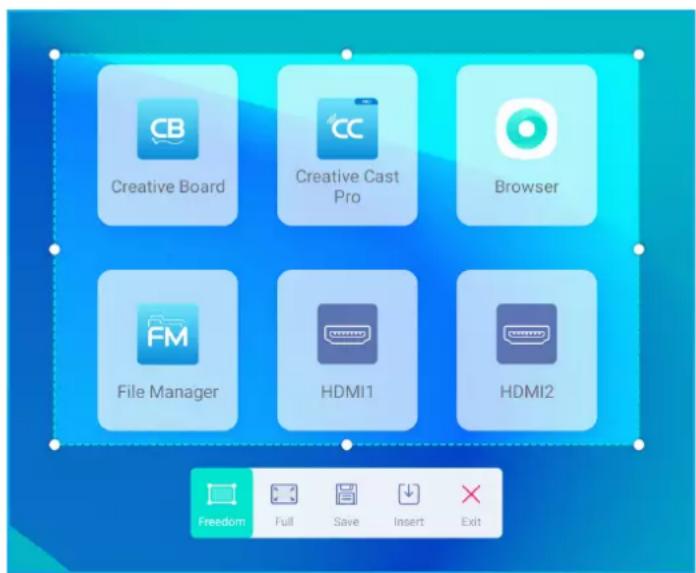 OPTOMA Interactive Flat Panel - Outil de capture d'écran - 1