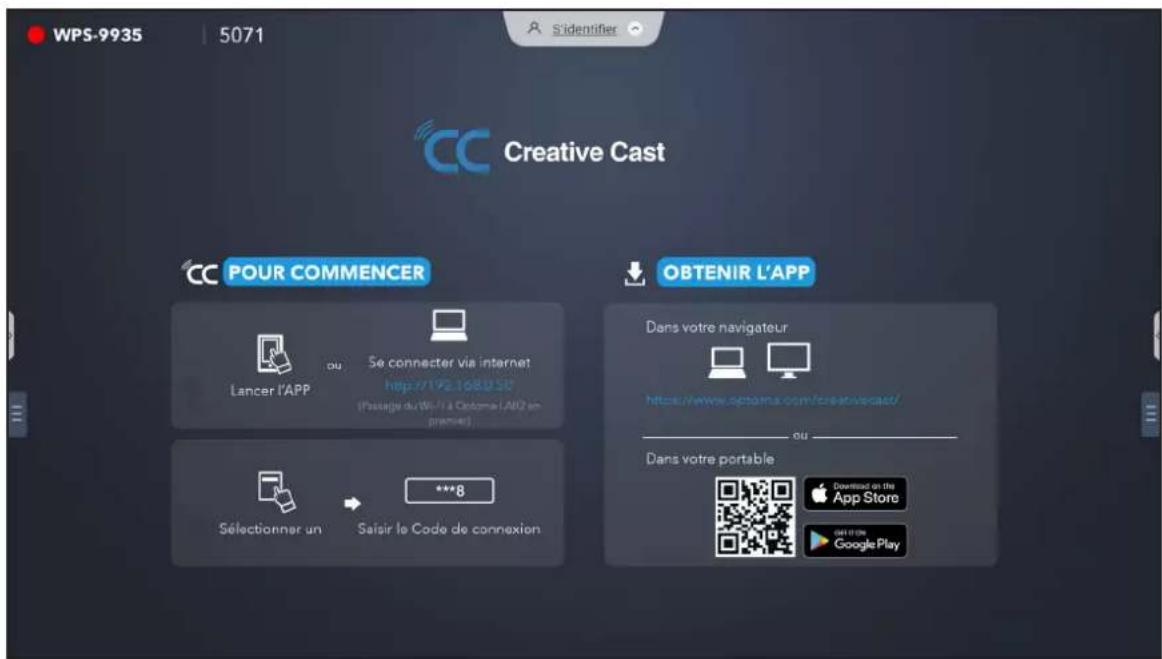 OPTOMA Interactive Flat Panel - Appareil mobile - 1