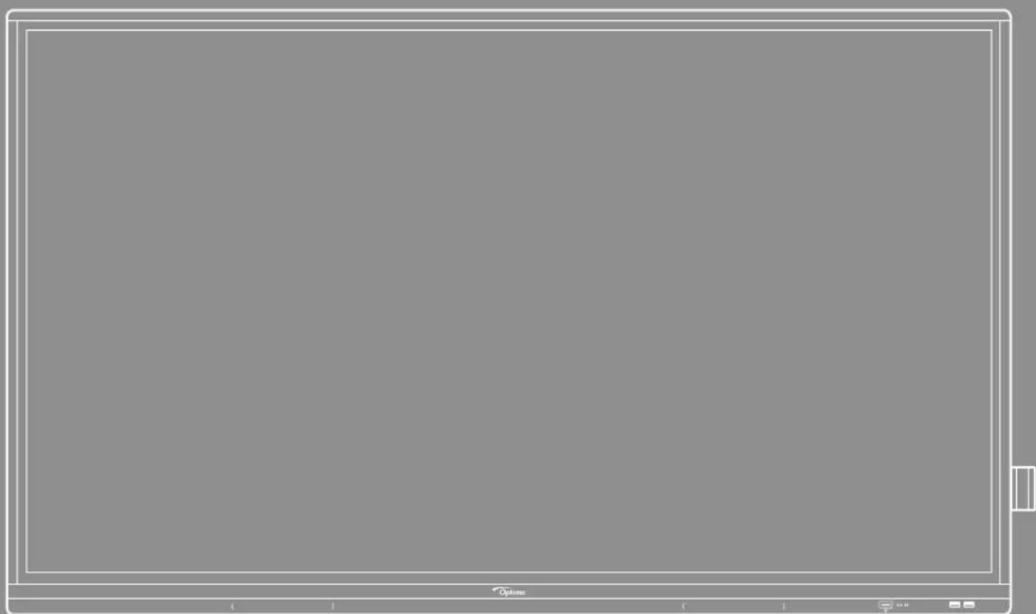 OPTOMA Interactive Flat Panel - Écran plat interactif - 1