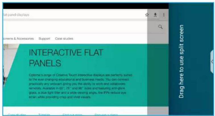 OPTOMA Interactive Flat Panel - OPÉRATIONS DE BASE - 1