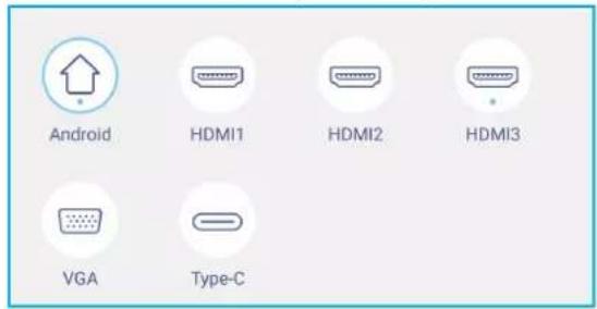 OPTOMA Interactive Flat Panel - Menu des raccourcis - 2