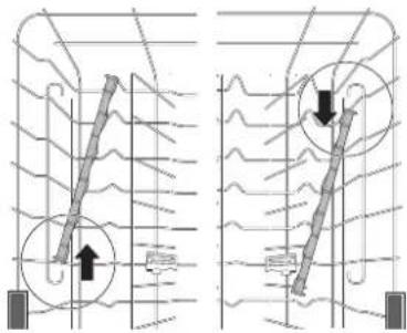 LG LDTH7972S - Panier supérieur à hauteur réglable - 1