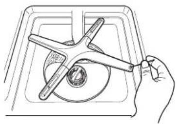 LG LDTH7972S - Limpieza del brazo rociador inferior - 4