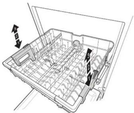 LG LDTH7972S - Panier supérieur à hauteur réglable - 2