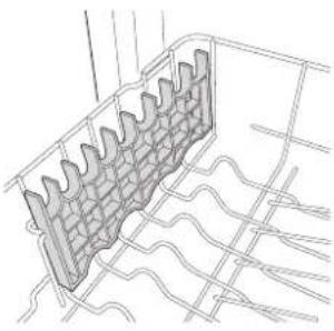 LG LDTH7972S - Retrait et remise en place du panier à tasses - 2