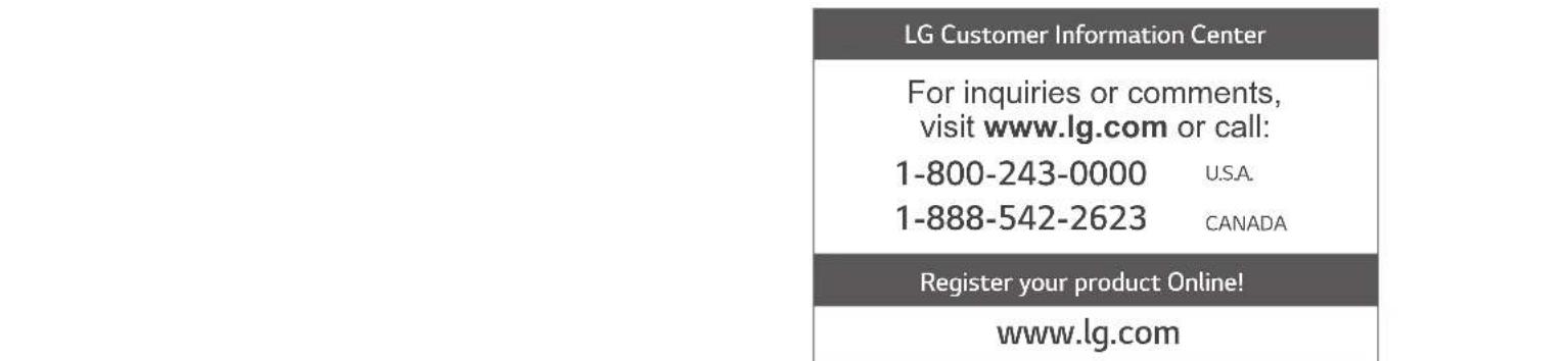 LG LDTH7972S - Exceptions à la garantie - 7