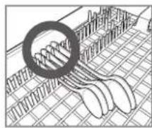 LG LDTH7972S - Carga de cubertería en la bandeja para cubiertos - 2