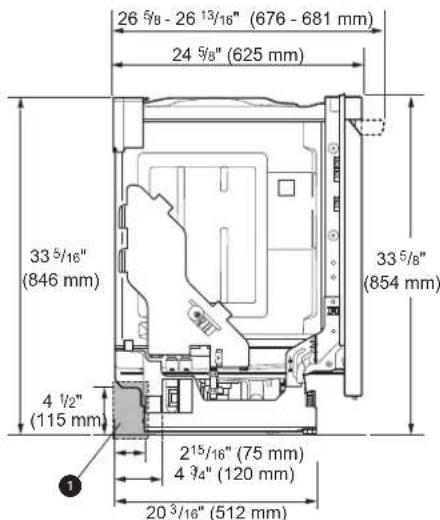 LG LDTH7972S - Vue arrière - 2