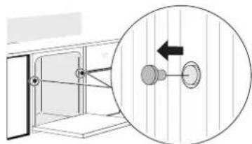 LG LDTH7972S - Sujeción del lavavajillas al bastidor del gabinete - 2