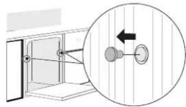 LG LDTH7972S - Fixation du lave-vaisselle au cadre de l'armoire - 1
