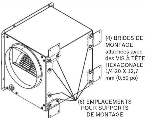 BOSCH DHG602DUC - Installation du ventilateur flexible à distance - 2