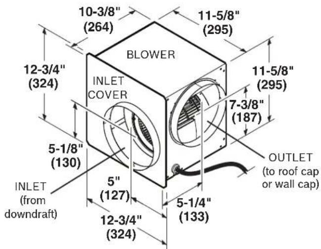 BOSCH DHG602DUC - INSTALL FLEXIBLE BLOWER IN REMOTE LOCATION - 1