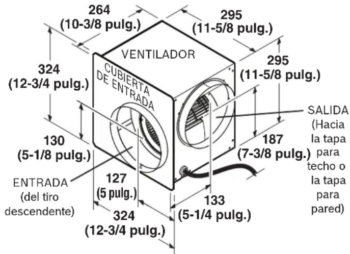 BOSCH DHG602DUC - INSTALACIÓN DEL VENTILADOR FLEXIBLE EN UNA UBICACIÓN REMOTA - 1