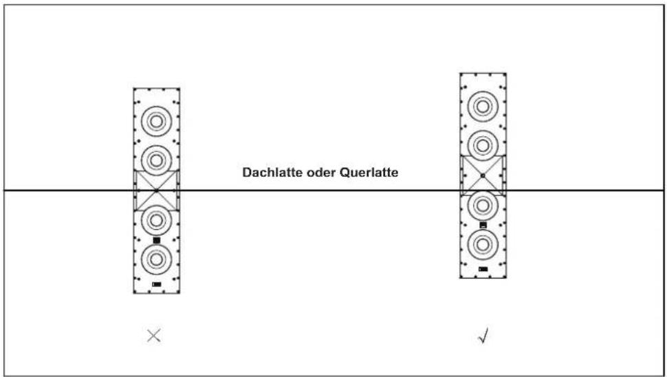 JBL Synthesis SCL8 - WANDEINBAU-LAUTSPRECHER – POSITIONIERUNG DES CENTER-KANALS - 2