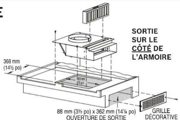 BOSCH HDDREC5UC - OPTION de montage à distance du ventilateur - 2