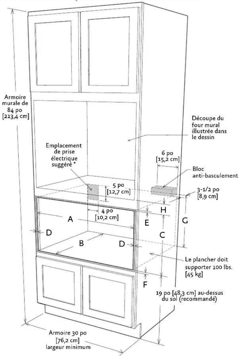 Hestan KMWR30 - DIMENSIONS DU TIROIR À MICRO-ONDES - 2