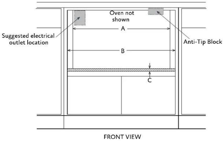 Hestan KMWR30 - FLUSH MOUNT INSTALLATIONFLUSH MOUNT INSTALLATION - 3