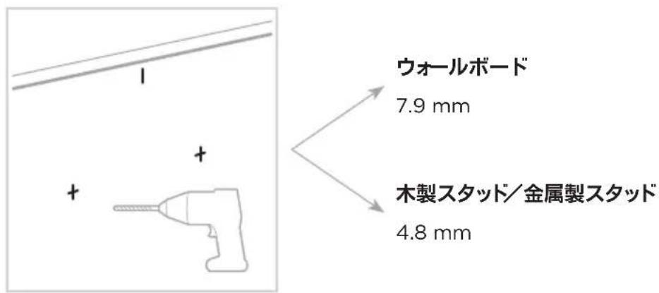 BOSE Videobar VBS - 壁のVB-Sの設置 - 1