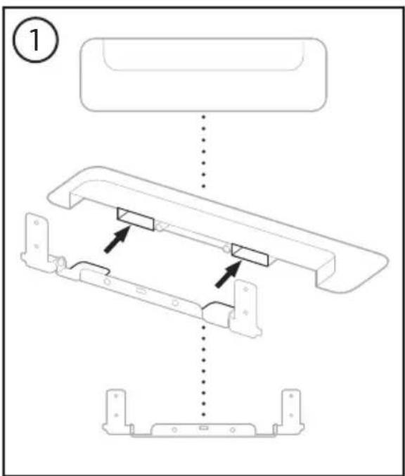 BOSE Videobar VBS - Mount the VB-S on a Table, Shelf, or Credenza - 1
