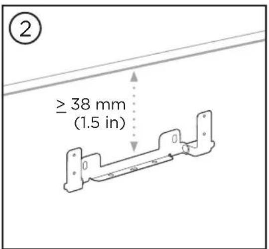 BOSE Videobar VBS - Wall-mount the VB-S - 2