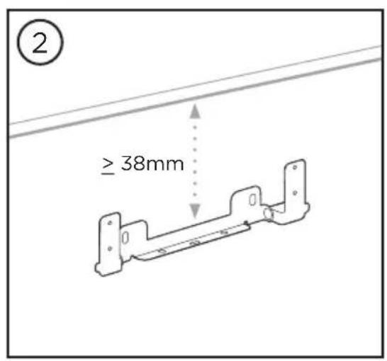 BOSE Videobar VBS - Installazione dell'unità VB-S a parete - 2