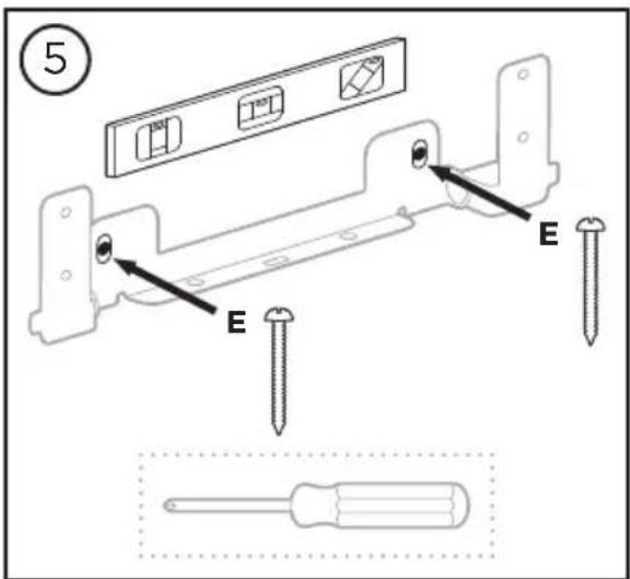 BOSE Videobar VBS - 壁のVB-Sの設置 - 5