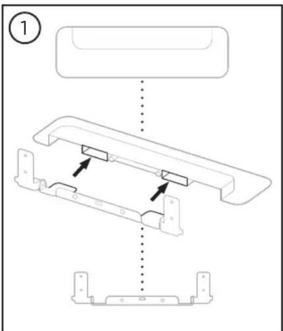 BOSE Videobar VBS - Montañ urzadzenia VB-S na stole, pájce lub komodzie - 1