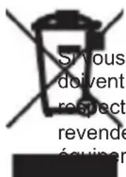 Peerless-AV NT653 - Directives relatives à la fin de vie - 2