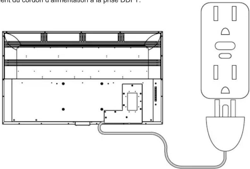 Peerless-AV NT653 - Branchement à la source d'alimentation - 1