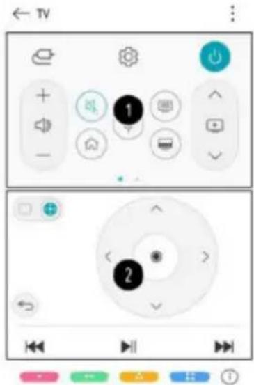 Peerless-AV NT753 - Controlling your TV with the ThinQ App: - 1