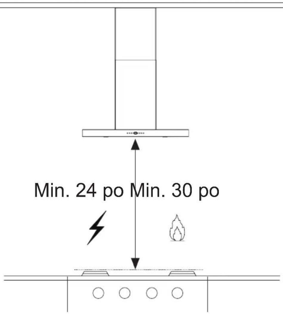 BERTAZZONI KTI36XT - LISEZ ET SAUVEGARDEZ CES INSTRUCTIONS AVANT DE COMMENCER L'INSTALLATION DE CETTE Hotte de cuisine - 1
