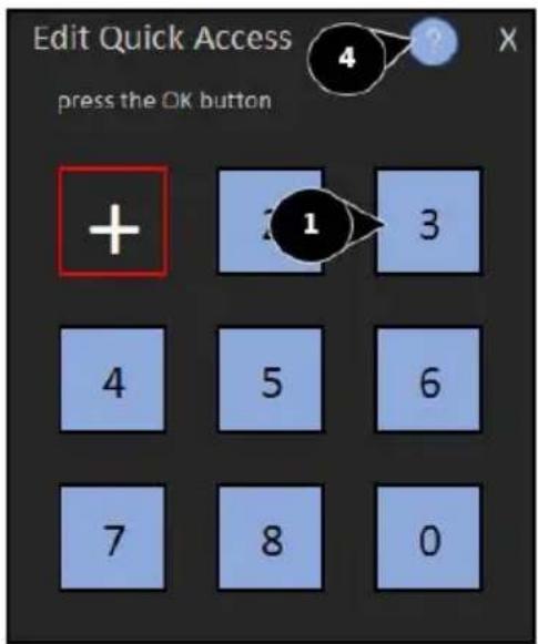 Peerless-AV NT553 - Verificar y editar el Acceso Rápido: - 1