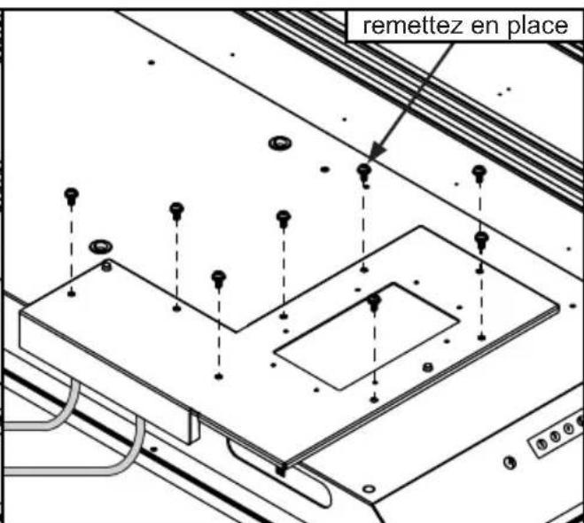 Peerless-AV NT553 - Replacer le couvercle du logement des i/o - 2