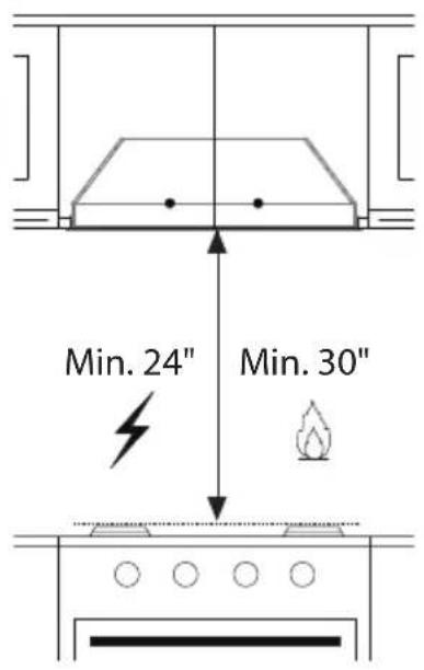BERTAZZONI KIN48XT - INSTALLATIONS A RECIRCULATION - 1