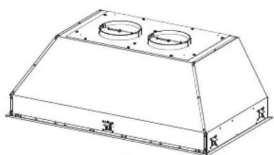 BERTAZZONI KIN48XT - Pour l'option de recirculation sans conduit - 1