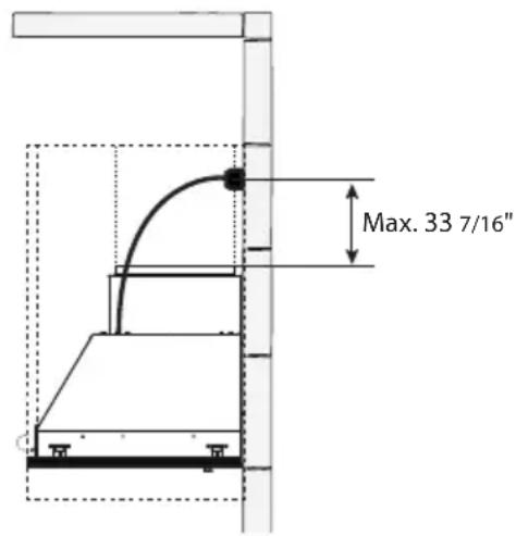 BERTAZZONI KIN36XT - ELECTRICAL INSTALLATION WITH CONNECTION CABLE - 1