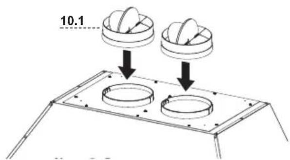 BERTAZZONI KIN36XT - Installation - 7