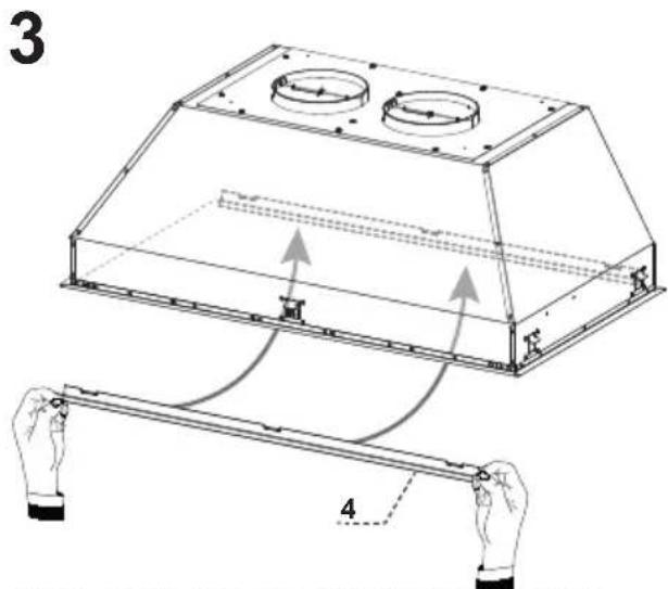 BERTAZZONI KIN36XT - Pour l'option de recirculation sans conduit - 4